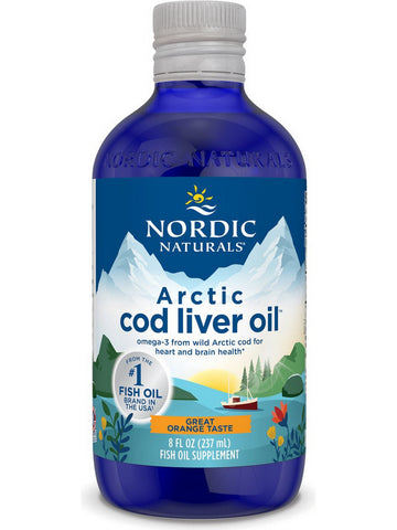 Nordic Naturals, Arctic Cod Liver Oil™, Orange, 8 Fluid Ounces