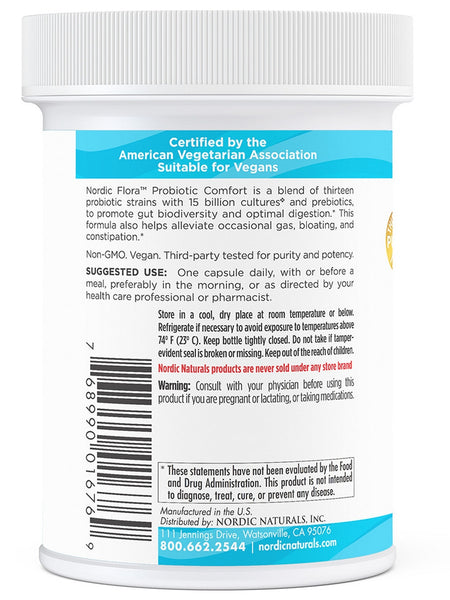 Nordic Naturals, Nordic® Flora Probiotic Comfort, 30 Capsules
