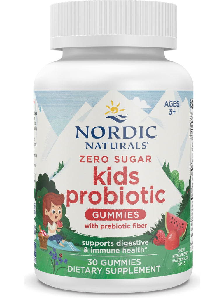 Nordic Naturals, Zero Sugar Kids Probiotic Gummies, 30 Gummies