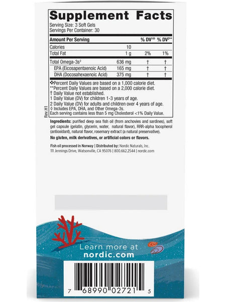 Nordic Naturals, Children's DHA Xtra, Berry Punch, 90 Mini Chewable Softgels