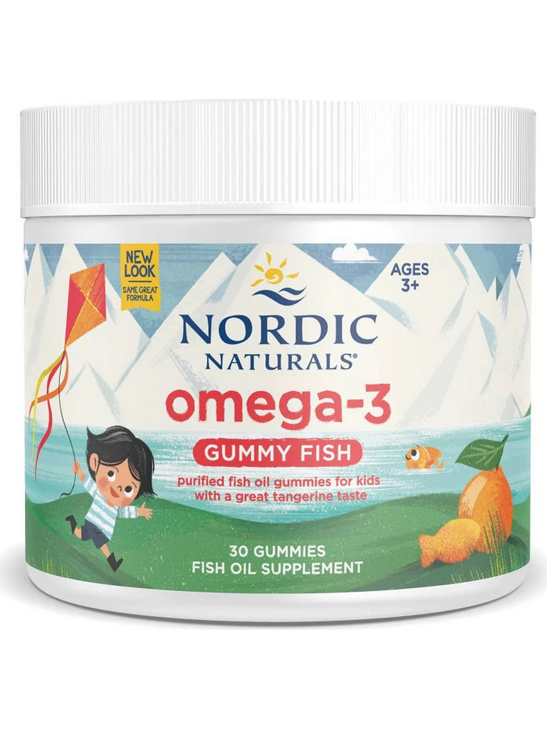 Nordic Naturals, Nordic® Omega-3 Gummy Fish, Tangerine, 30 Gummies