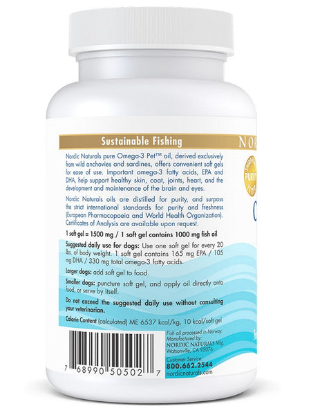 Nordic Naturals, Omega-3 Pet™, 90 Soft Gels