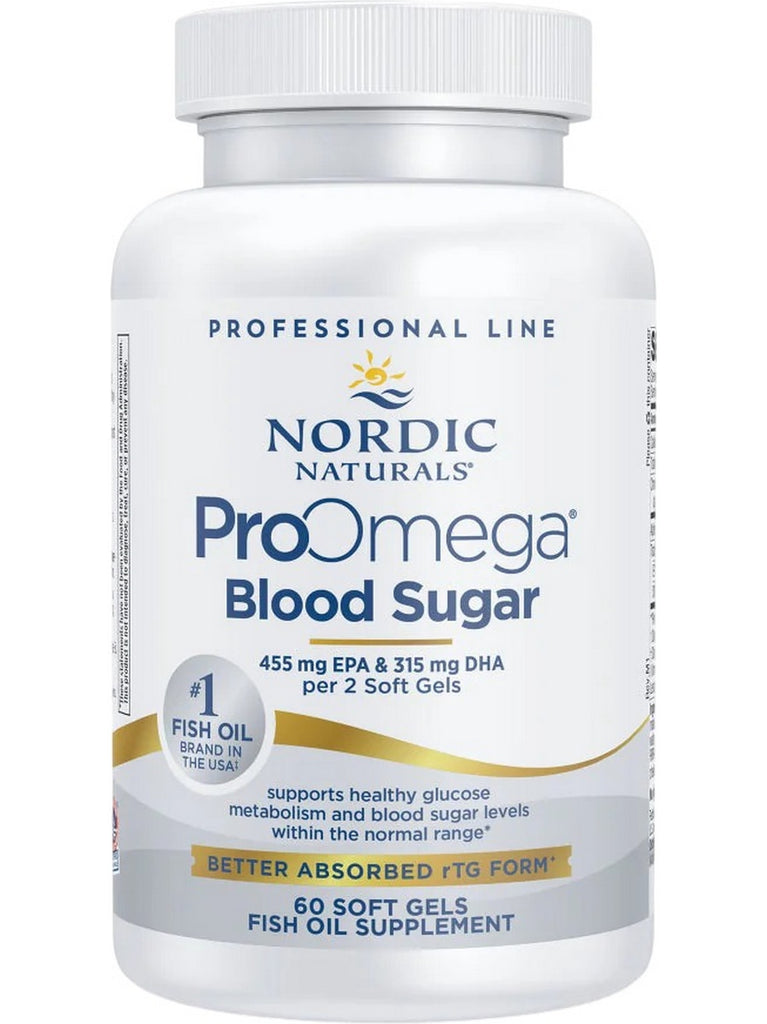 Nordic Naturals, ProOmega® Blood Sugar, 60 Soft Gels