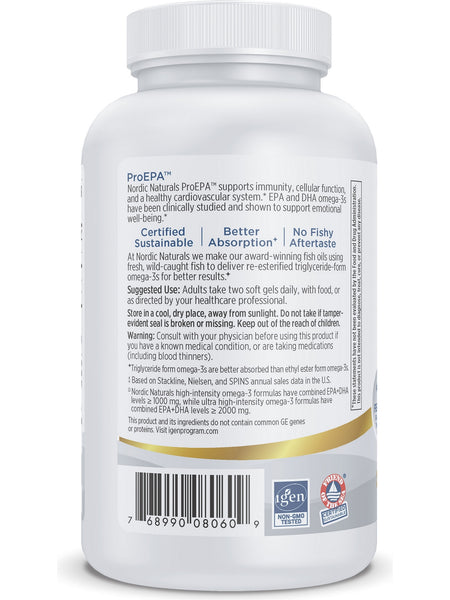 Nordic Naturals, ProEPA™, Lemon, 120 Soft Gels