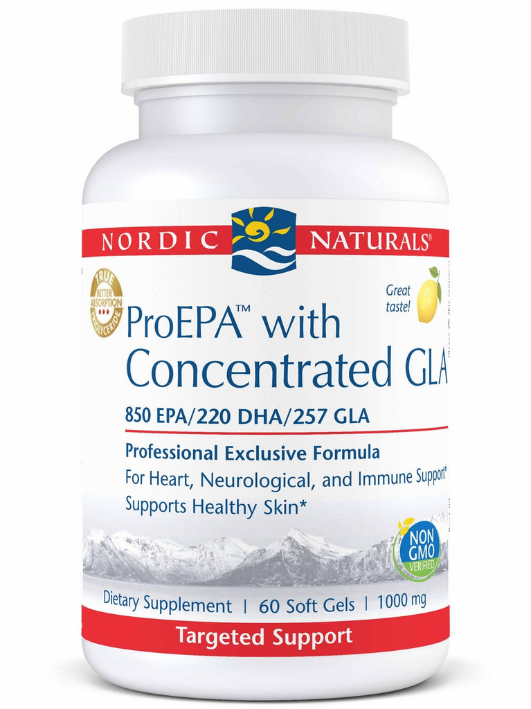 Nordic Naturals, ProEPA™ with Concentrated GLA, Lemon, 60 Soft Gels