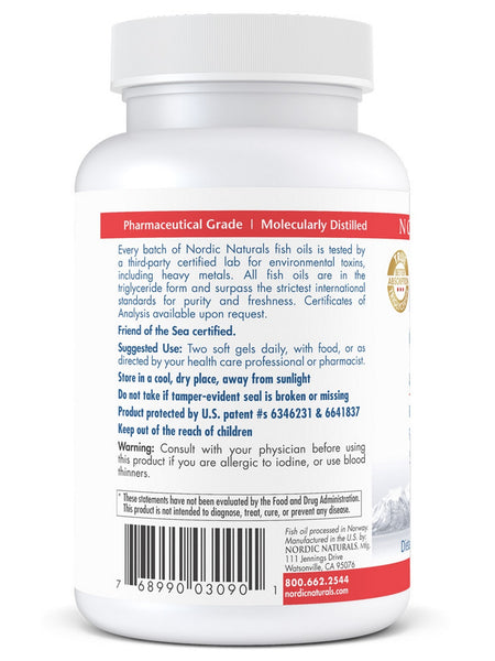 Nordic Naturals, ProEPA™ with Concentrated GLA, Lemon, 60 Soft Gels