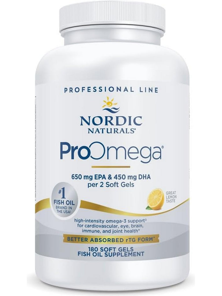 Nordic Naturals, ProOmega®, Lemon, 180 Soft Gels