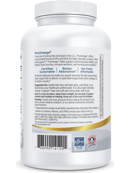 Nordic Naturals, ProOmega®, Lemon, 180 Soft Gels