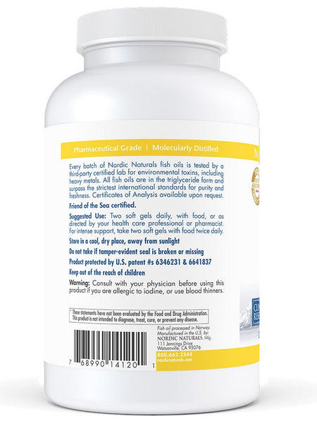 Nordic Naturals, ProOmega®, Lemon, 180 Soft Gels