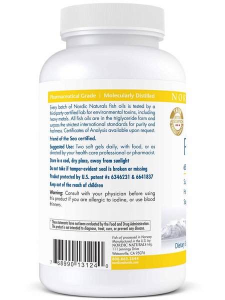 Nordic Naturals, ProOmega®-D, Lemon, 120 Soft Gels