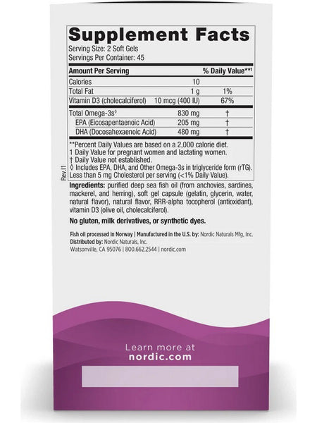 Nordic Naturals, Prenatal DHA, Strawberry, 90 Softgels