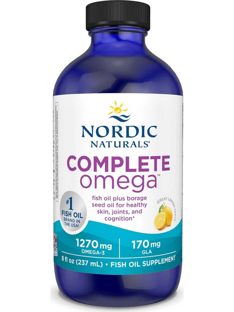 Nordic Naturals, Complete Omega, Lemon, 8 fl oz