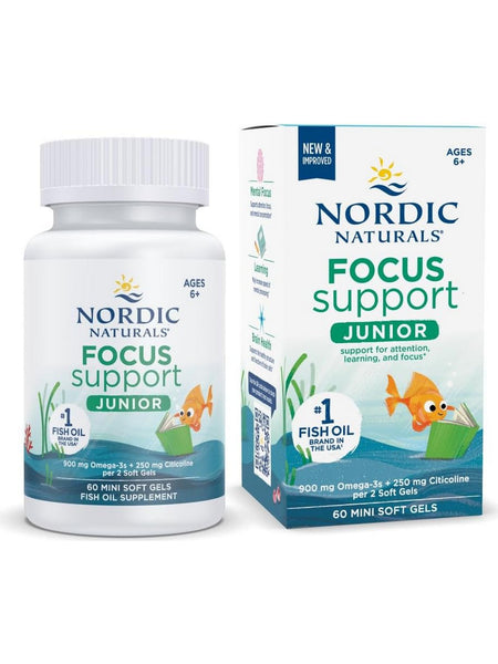 Nordic Naturals, Focus Support Junior, 60 Mini Softgels