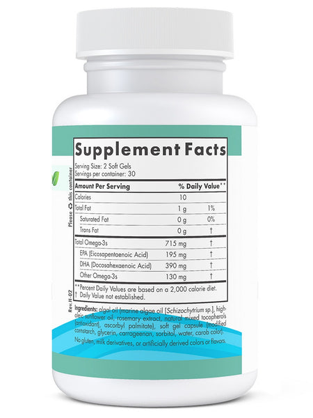 Nordic Naturals, Algae Omega, 60 Soft Gels