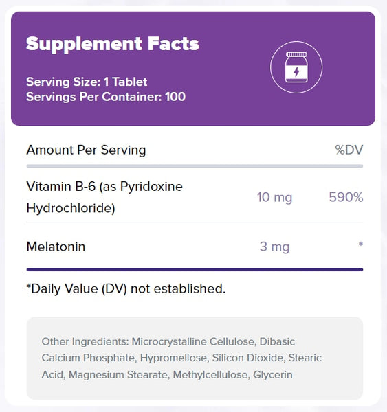 Natrol, Melatonin 3 mg, 120 Tablets