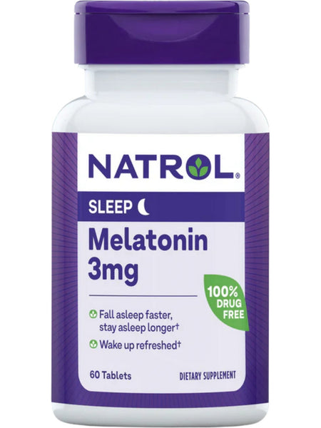 Natrol, Melatonin, 3mg, 60 ct