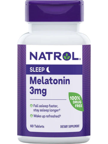 Natrol, Melatonin, 3mg, 60 ct