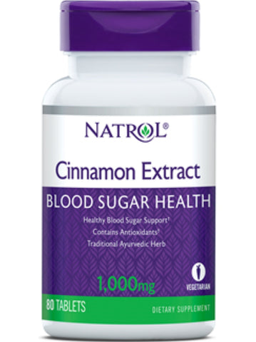 Natrol, Cinnamon Extract, 500mg, 80 ct