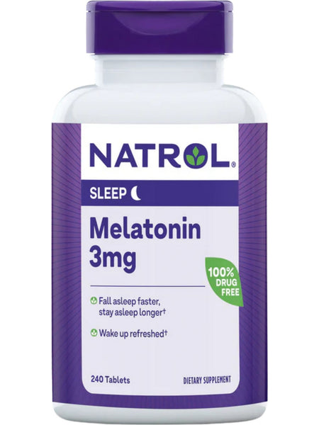 Natrol, Melatonin, 3mg, 240 ct