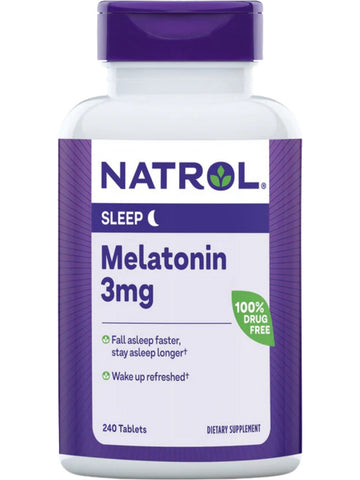 Natrol, Melatonin, 3mg, 240 ct