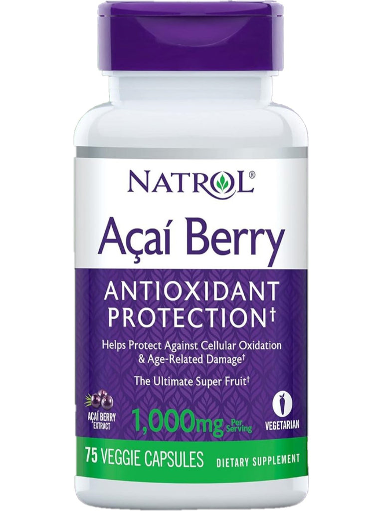 Natrol, Acai Berry, 1000 mg, 75 ct