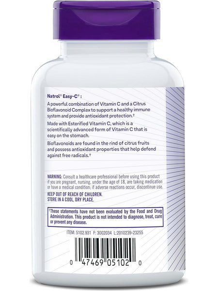 Natrol, Easy-C, 120 Capsules