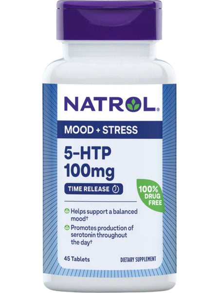 Natrol, 5-HTP, 100mg Time Release, 45 ct