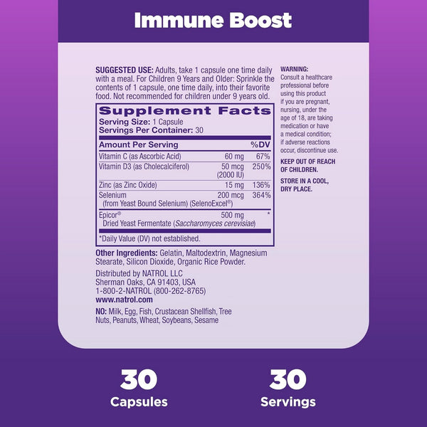 Natrol, Immune Boost, 30 ct