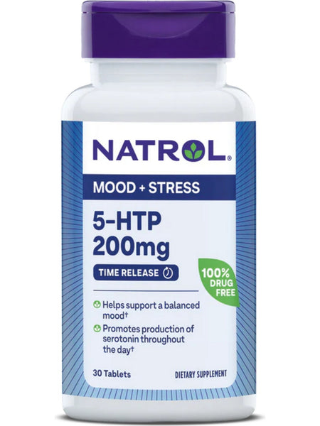 Natrol, 5-HTP, 200mg Time Release, 30 ct
