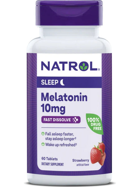 Natrol, Melatonin, 10mg Fast Dissolve, 60 ct