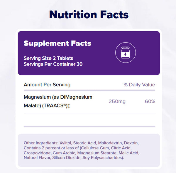Natrol, Magnesium, 60 Tablets