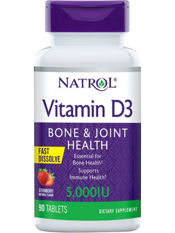 Natrol, Vitamin D3 5000IU, 90 Tablets