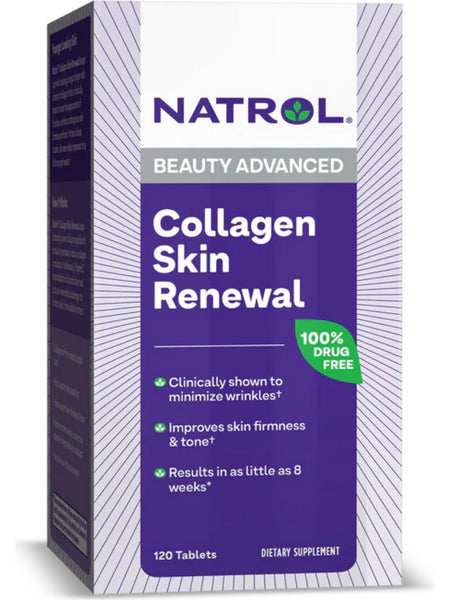Natrol, Collagen Skin Renewal Advanced, 120 Tablets