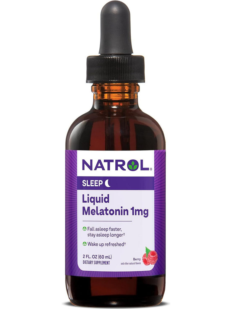 Natrol, Liquid Melatonin 1 mg, 2 fl oz
