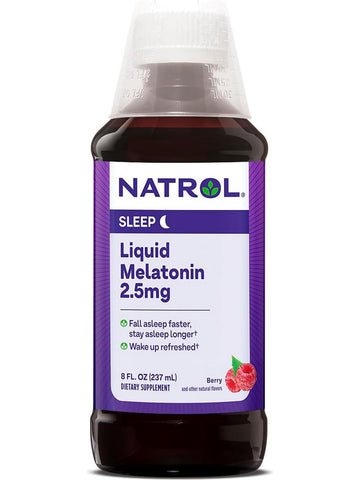 Natrol, Liquid Melatonin 2.5 mg, 8 fl oz