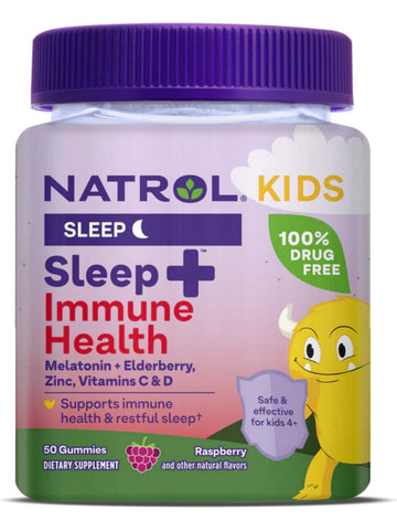 Natrol, Kids Sleep+ Immune Health, 50 Gummies
