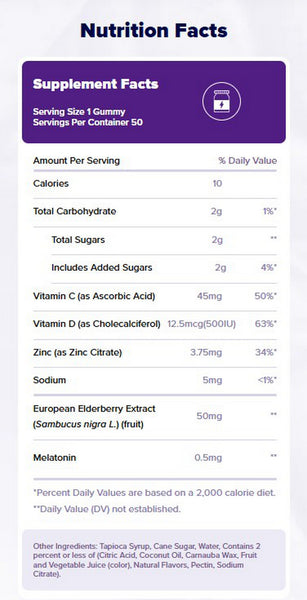 Natrol, Kids Sleep+ Immune Health, 50 Gummies