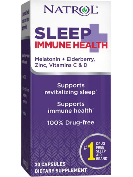 Natrol, Sleep+ Immune Health, 30 Capsules