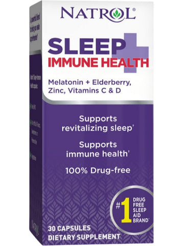 Natrol, Sleep+ Immune Health, 30 Capsules