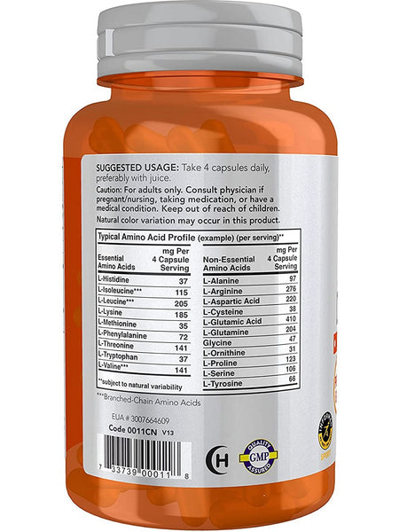 NOW Foods, Amino Complete, 120 veg capsules