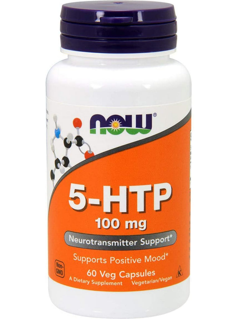NOW Foods, 5-HTP 100 mg, 60 veg capsules