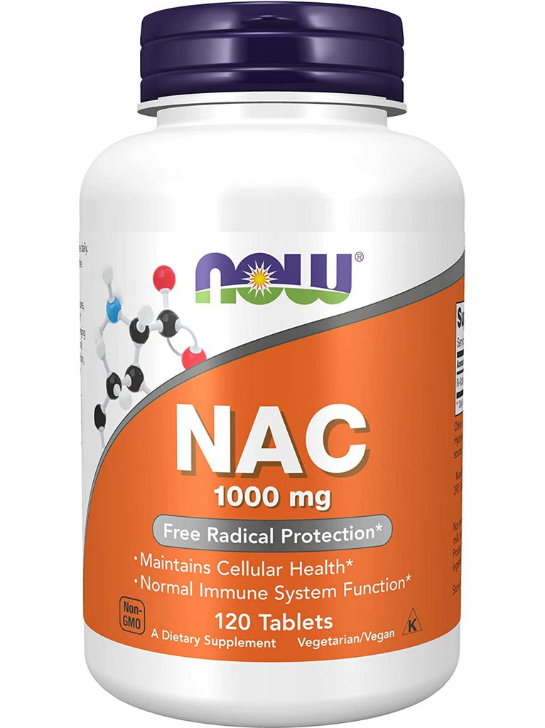 NOW Foods, NAC 1000 mg, 120 tablets