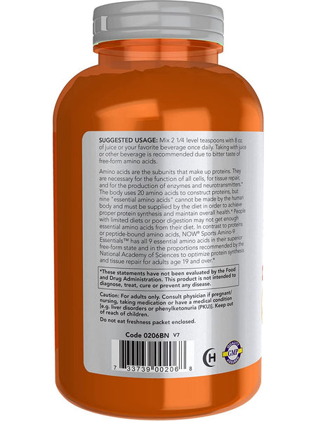 NOW Foods, Amino-9 Essentials™ Powder, 330 grams