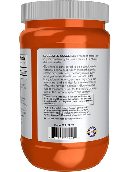 NOW Foods, L-Glutamine Powder, 1 lb
