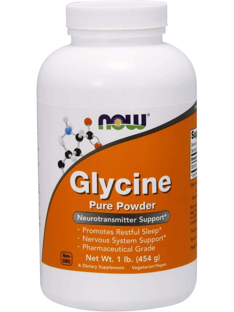 NOW Foods, Glycine Pure Powder, 1 lb