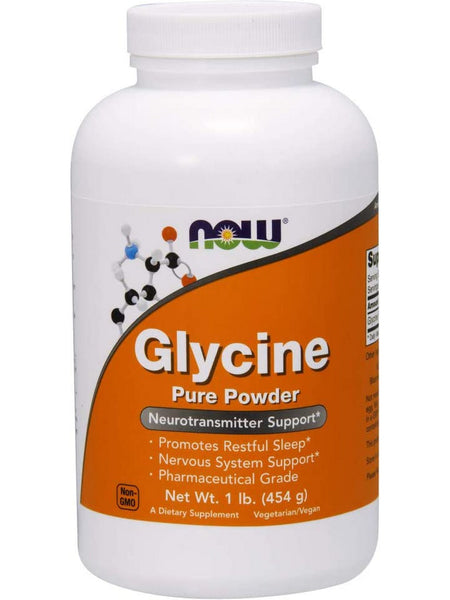 NOW Foods, Glycine Pure Powder, 1 lb