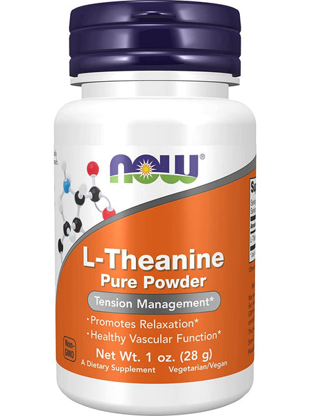 NOW Foods, L-Theanine Powder, 1 oz