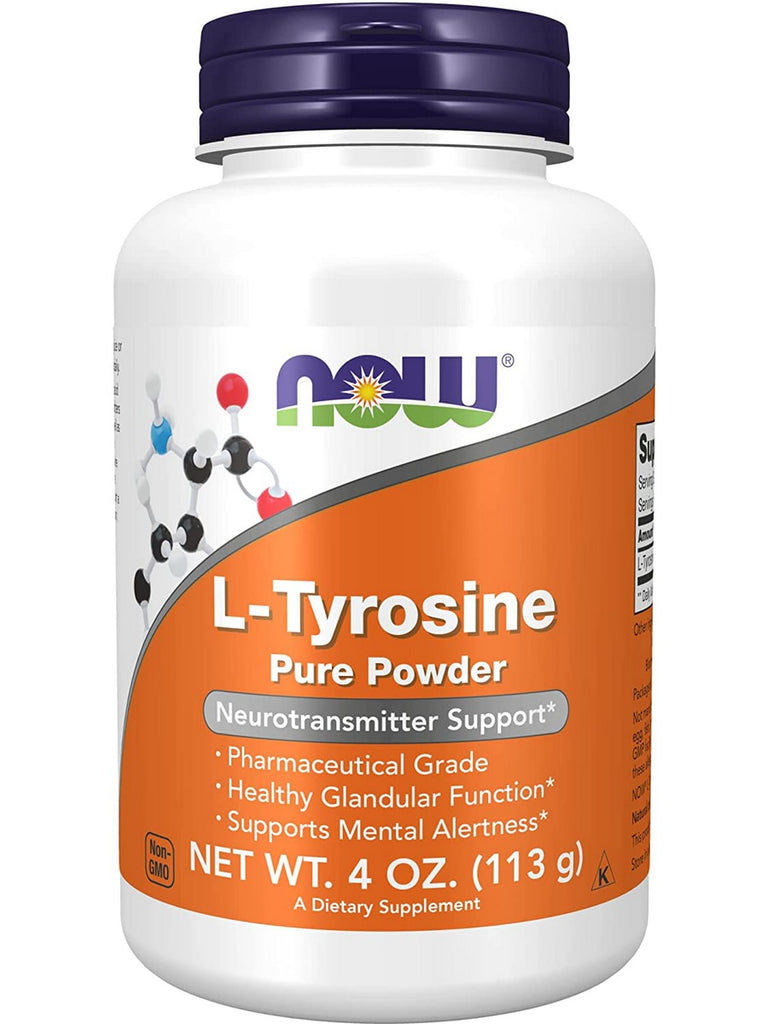 NOW Foods, L-Tyrosine Powder, 4 oz