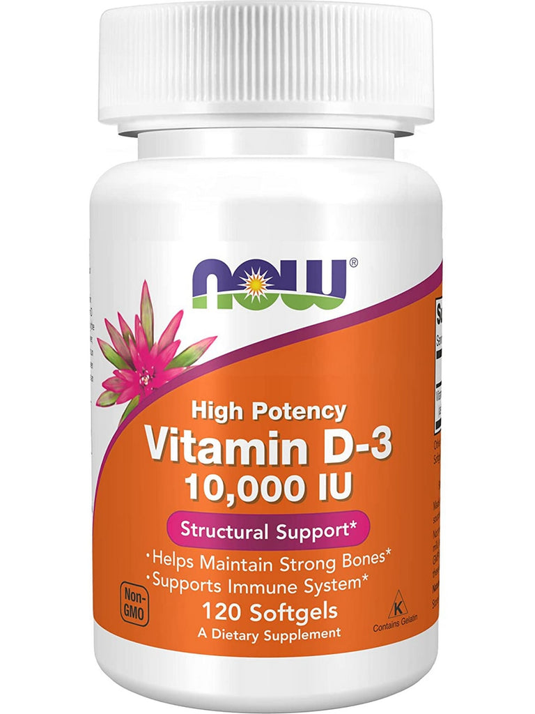 NOW Foods, Vitamin D-3 10,000 IU, 120 softgels