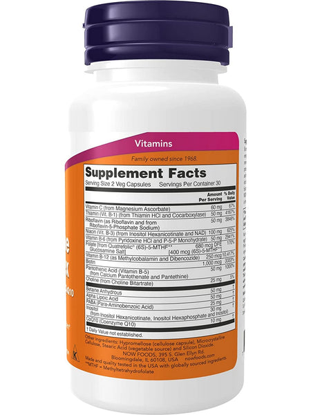 NOW Foods, Co-Enzyme B-Complex, 60 veg capsules